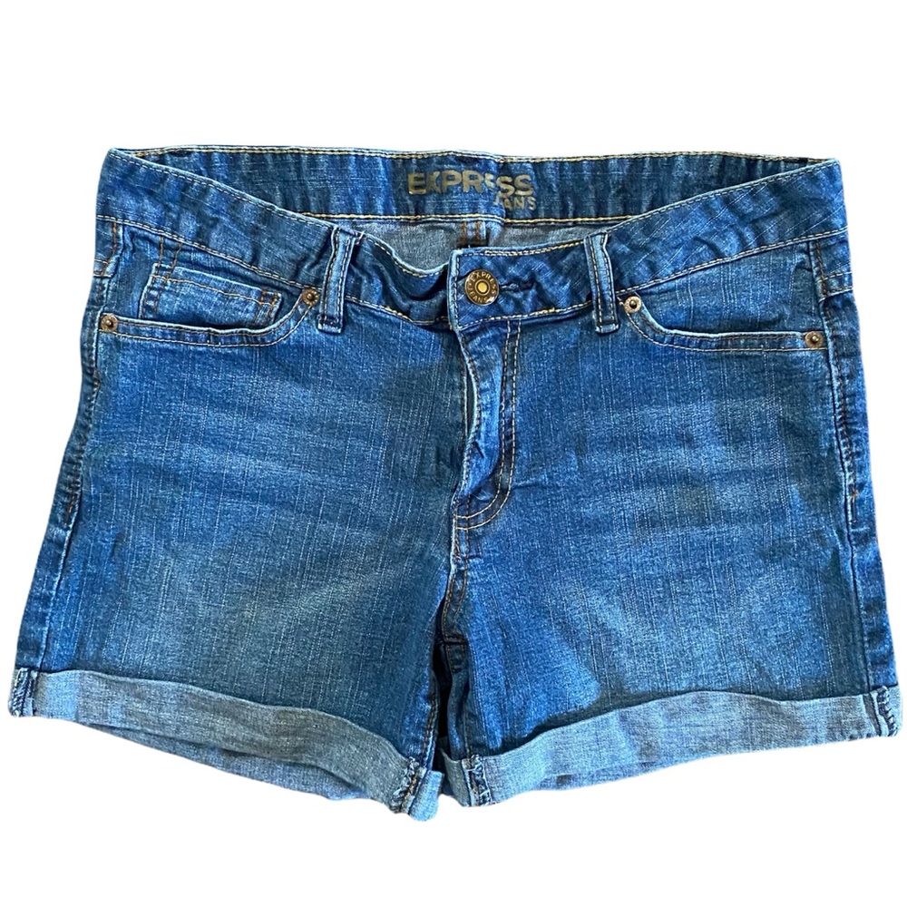 Express denim shorts